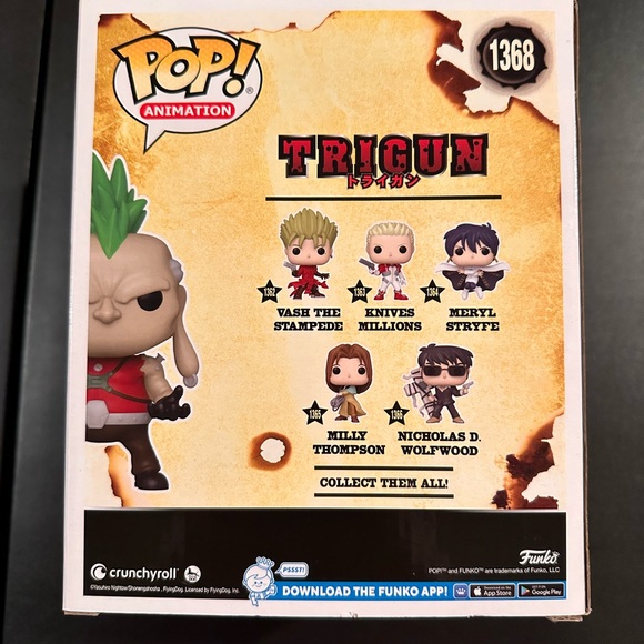 Funko Pop Animation #1368 Trigun - Picture 3 of 5